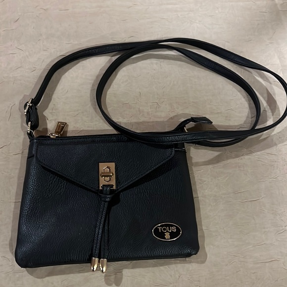 Tous Handbags - Tous 🧸 Small Black Leather Shoulder Bag